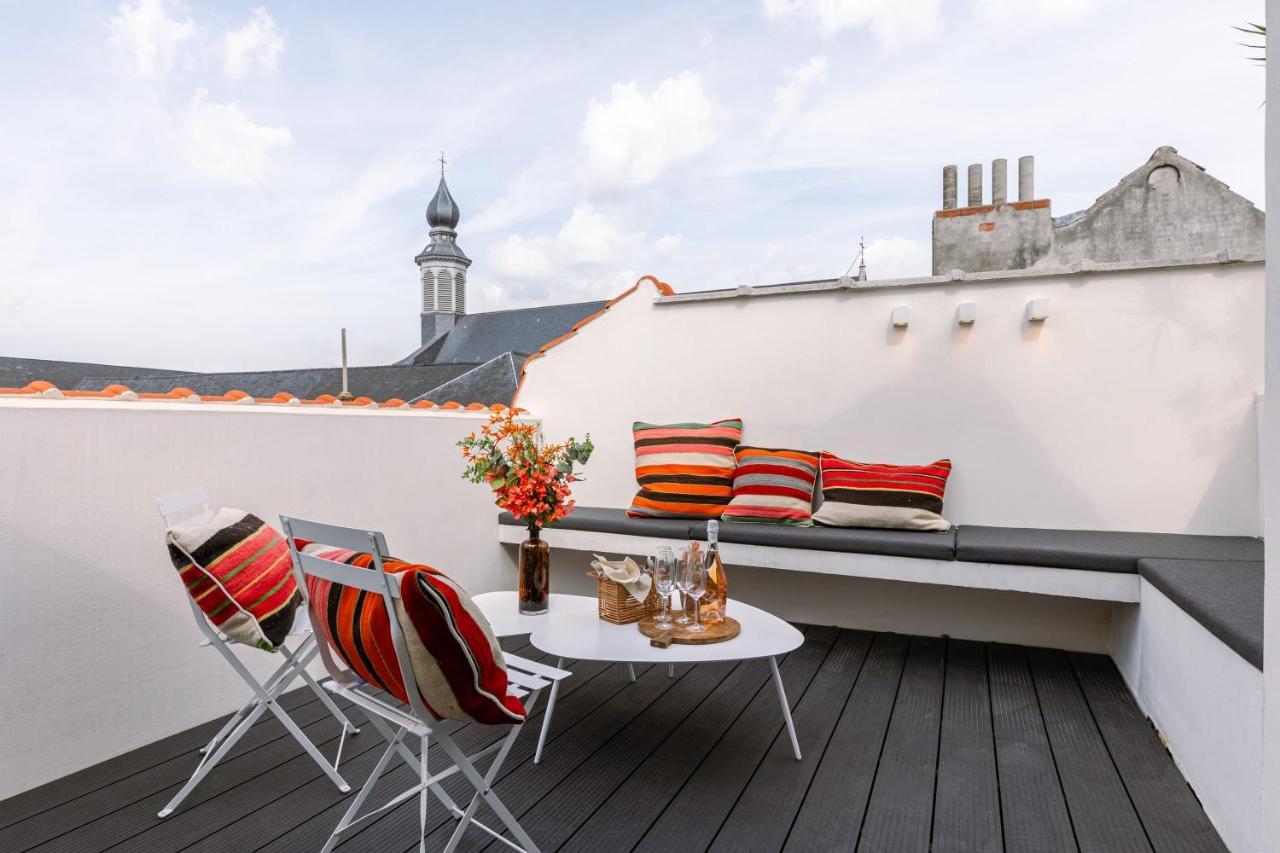 Duplex-Apartment With Terrace On Top Location In Gent Exteriér fotografie