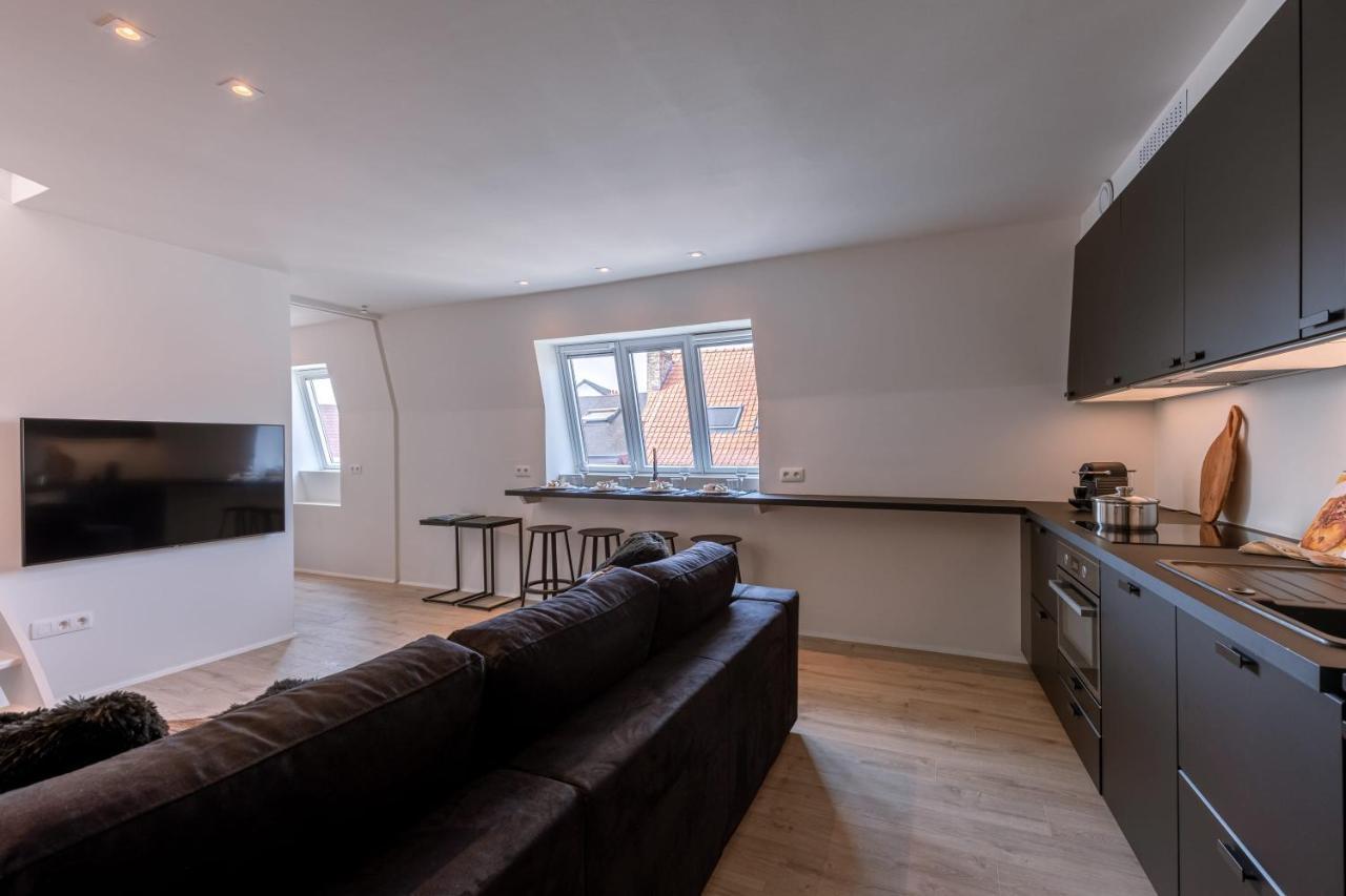 Duplex-Apartment With Terrace On Top Location In Gent Exteriér fotografie