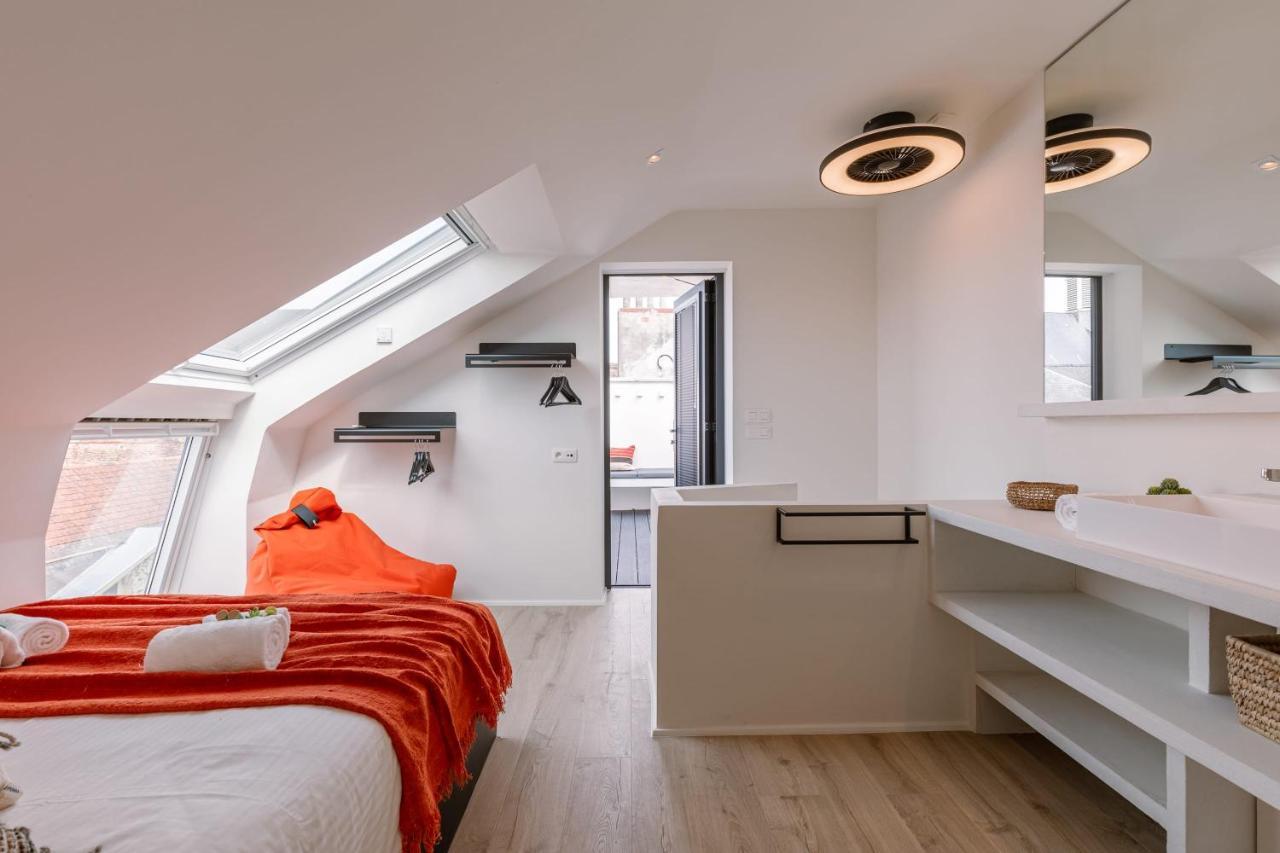 Duplex-Apartment With Terrace On Top Location In Gent Exteriér fotografie