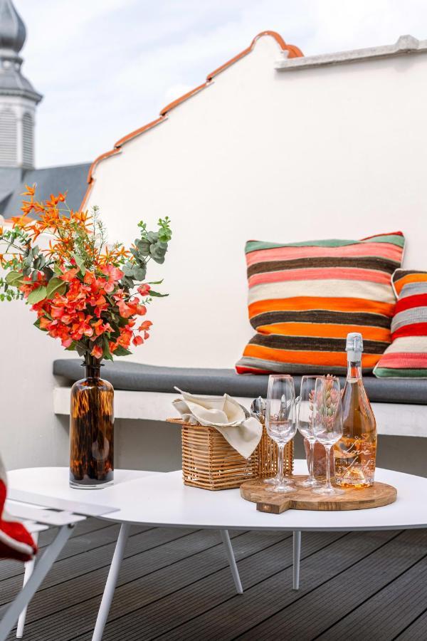 Duplex-Apartment With Terrace On Top Location In Gent Exteriér fotografie