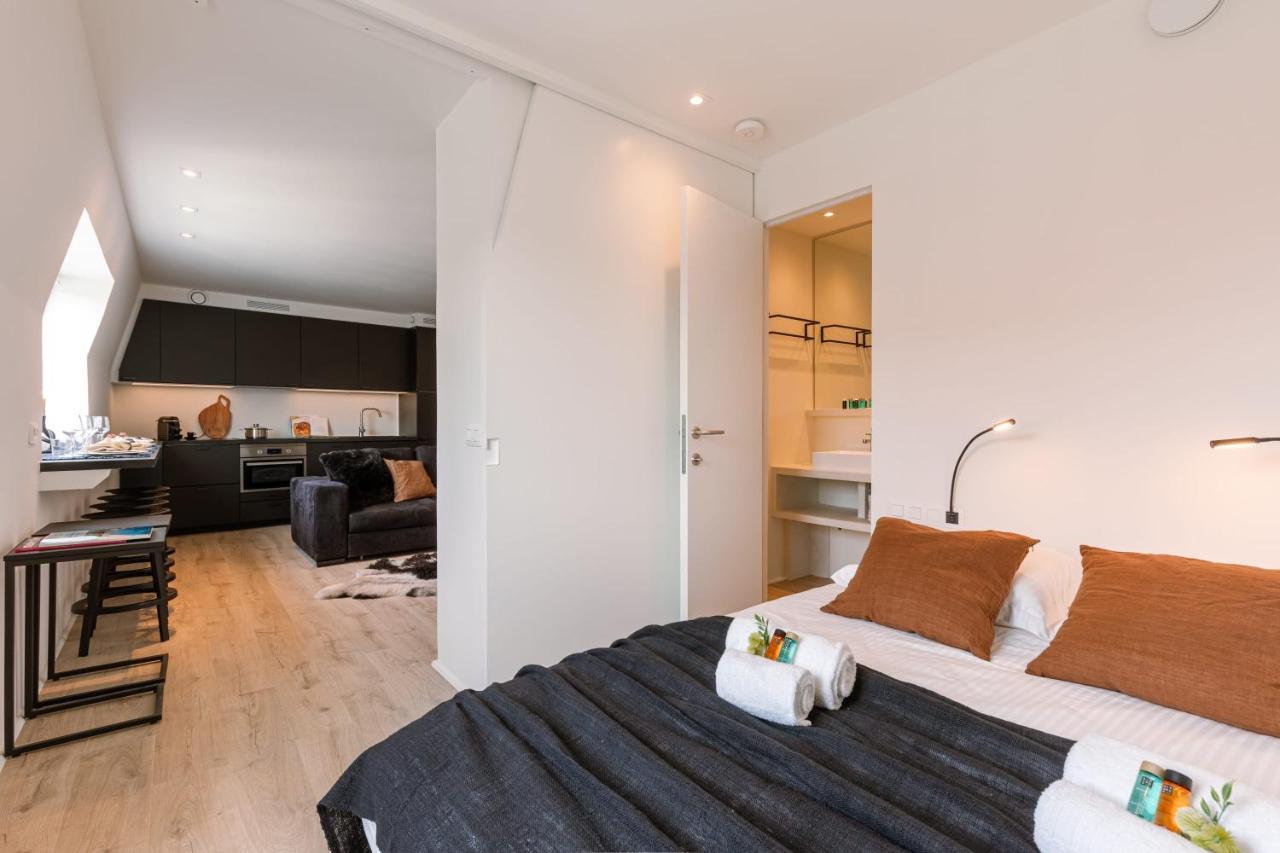 Duplex-Apartment With Terrace On Top Location In Gent Exteriér fotografie