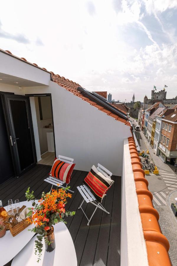 Duplex-Apartment With Terrace On Top Location In Gent Exteriér fotografie